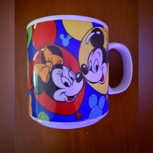 Disney Vintage Mickey and Friends Colorful Balloon Mug
